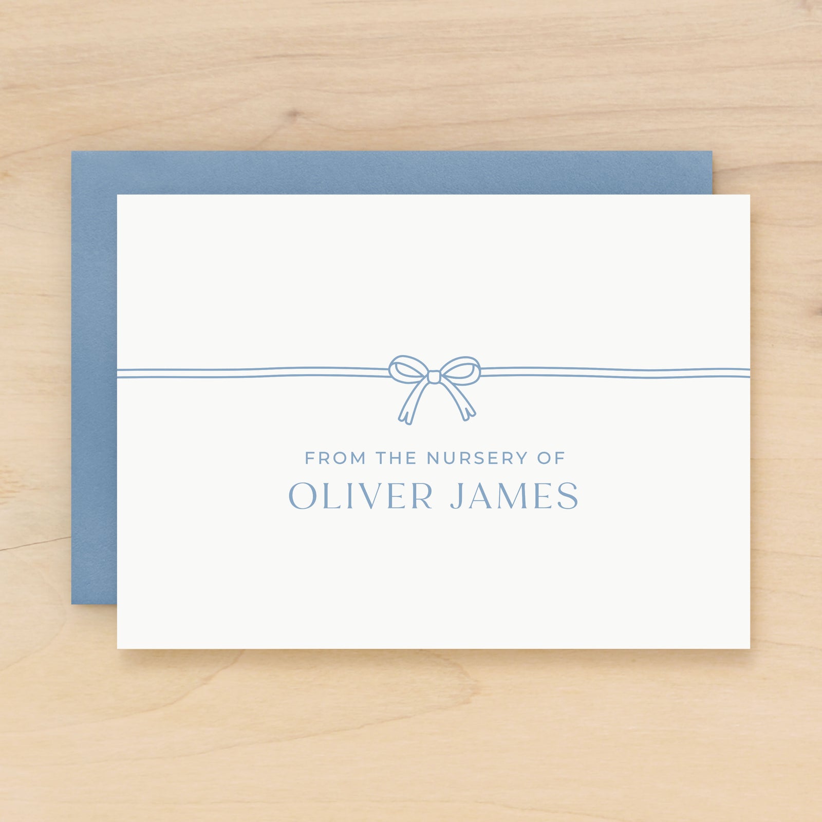 Bow Nursery Personalized Stationery