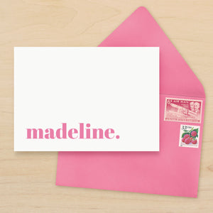 Byline Personalized Stationery