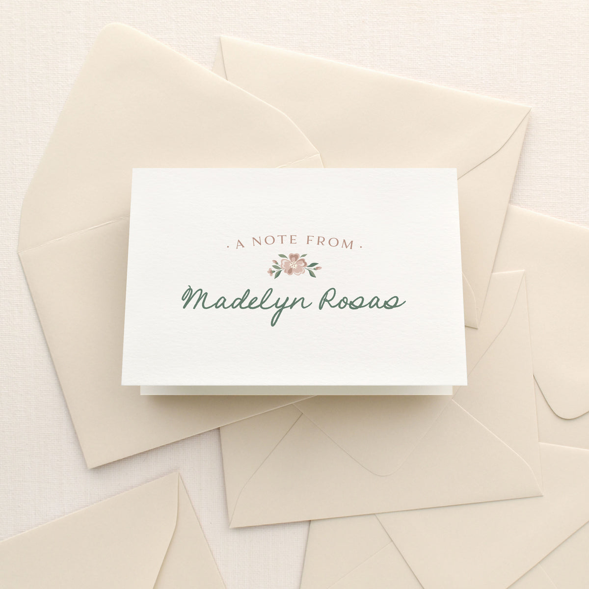 Cameo Personalized Stationery