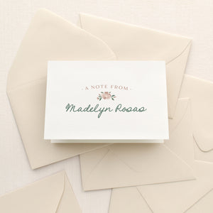 Cameo Personalized Stationery