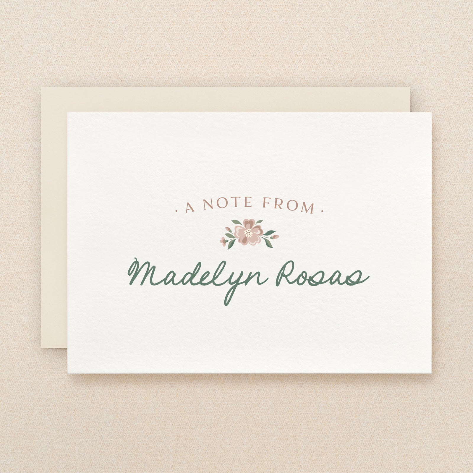 Cameo Personalized Stationery