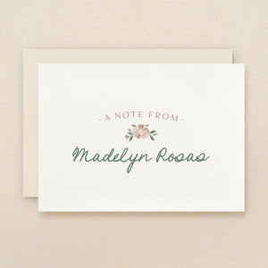 Cameo Personalized Stationery