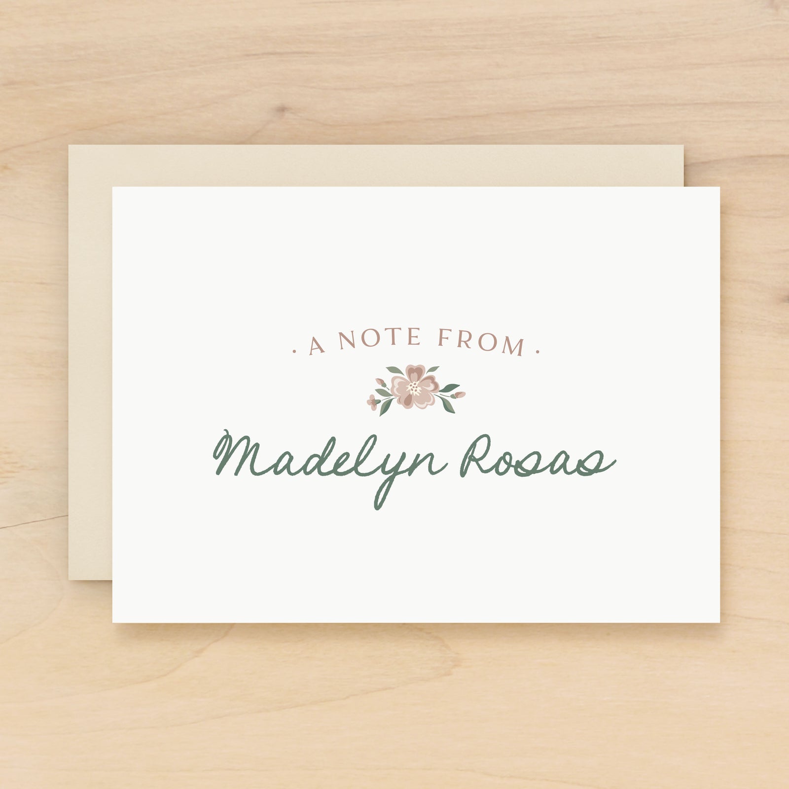 Cameo Personalized Stationery