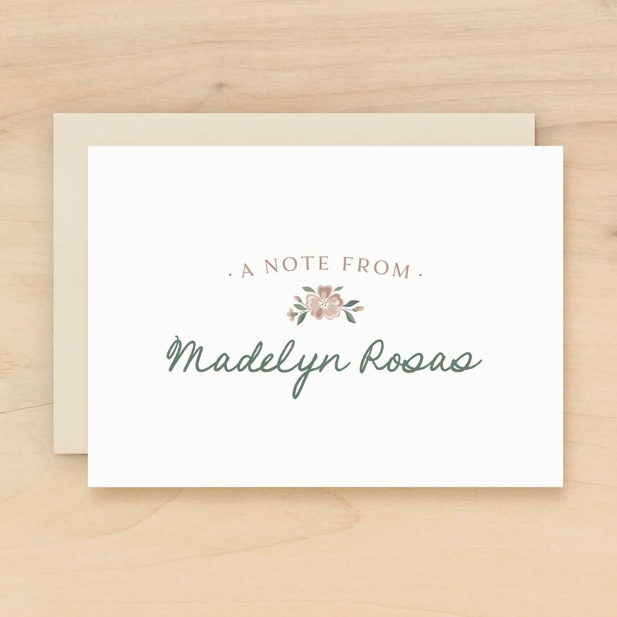 Cameo Personalized Stationery