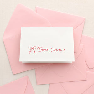 Coquette Personalized Stationery