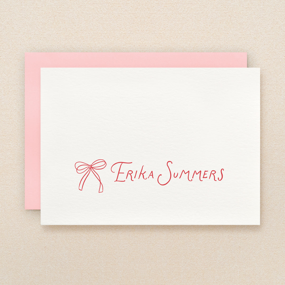 Coquette Personalized Stationery