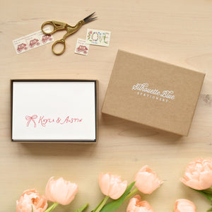Coquette Personalized Stationery