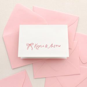 Coquette Personalized Stationery