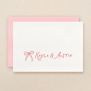 Coquette Personalized Stationery