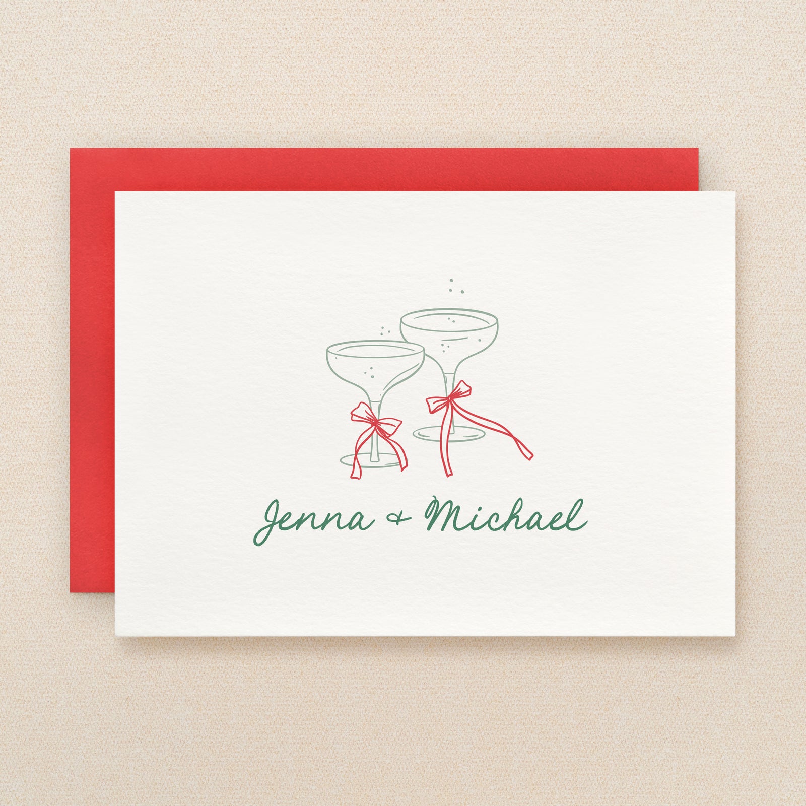Coupe Holiday Personalized Stationery