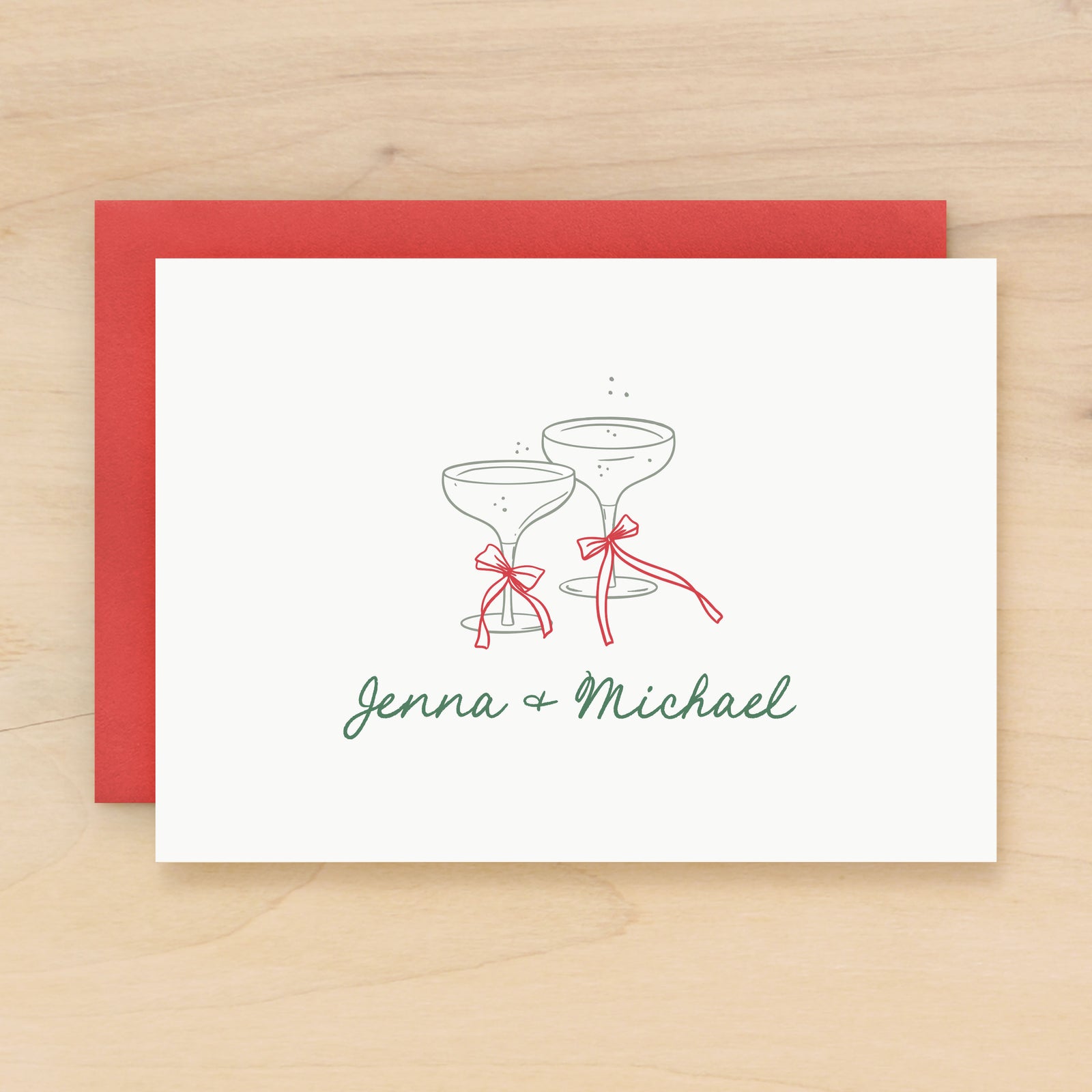 Coupe Holiday Personalized Stationery