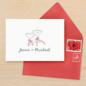 Coupe Holiday Personalized Stationery
