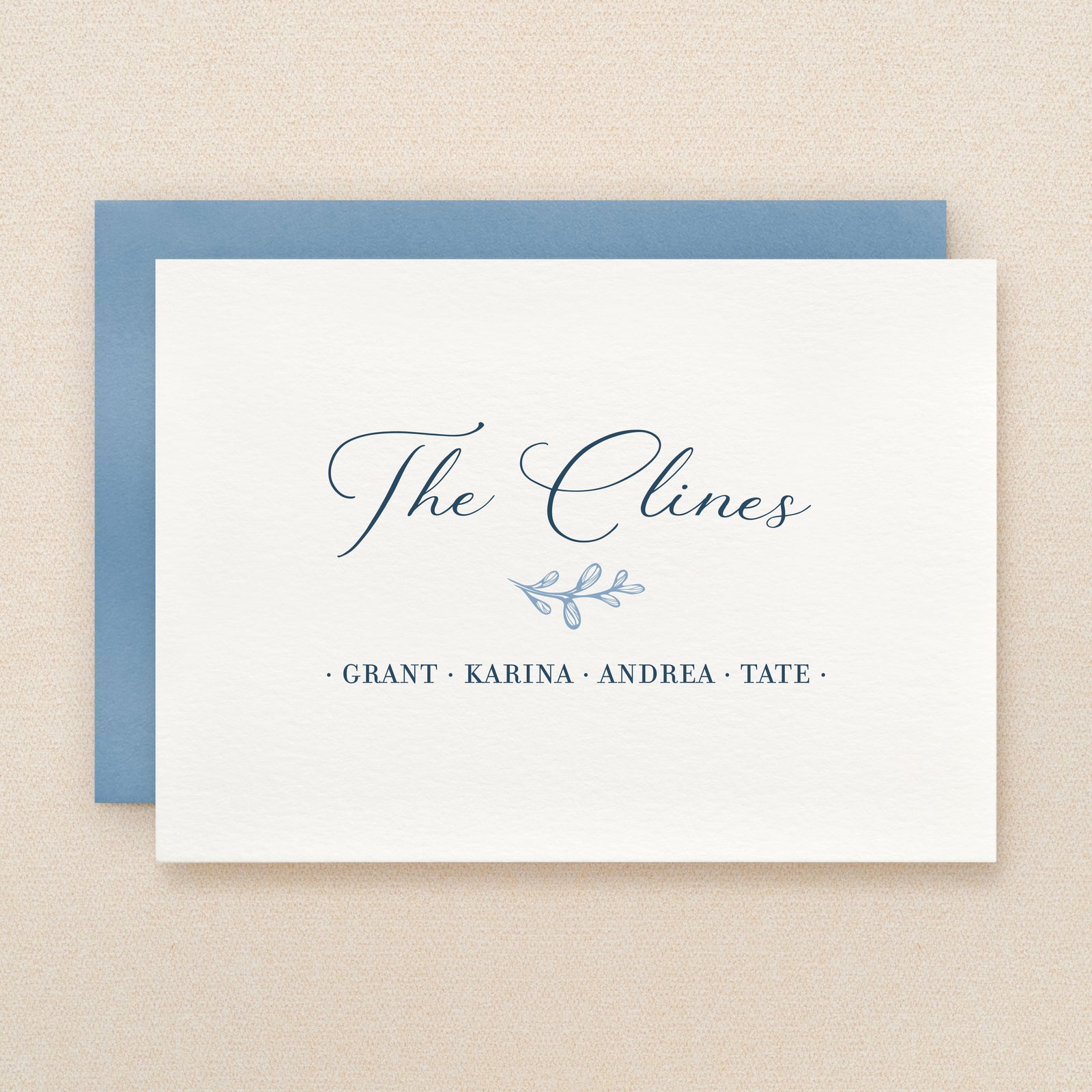 Court Family Personalized Stationery