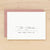 Cozy personalized stationery family notecard