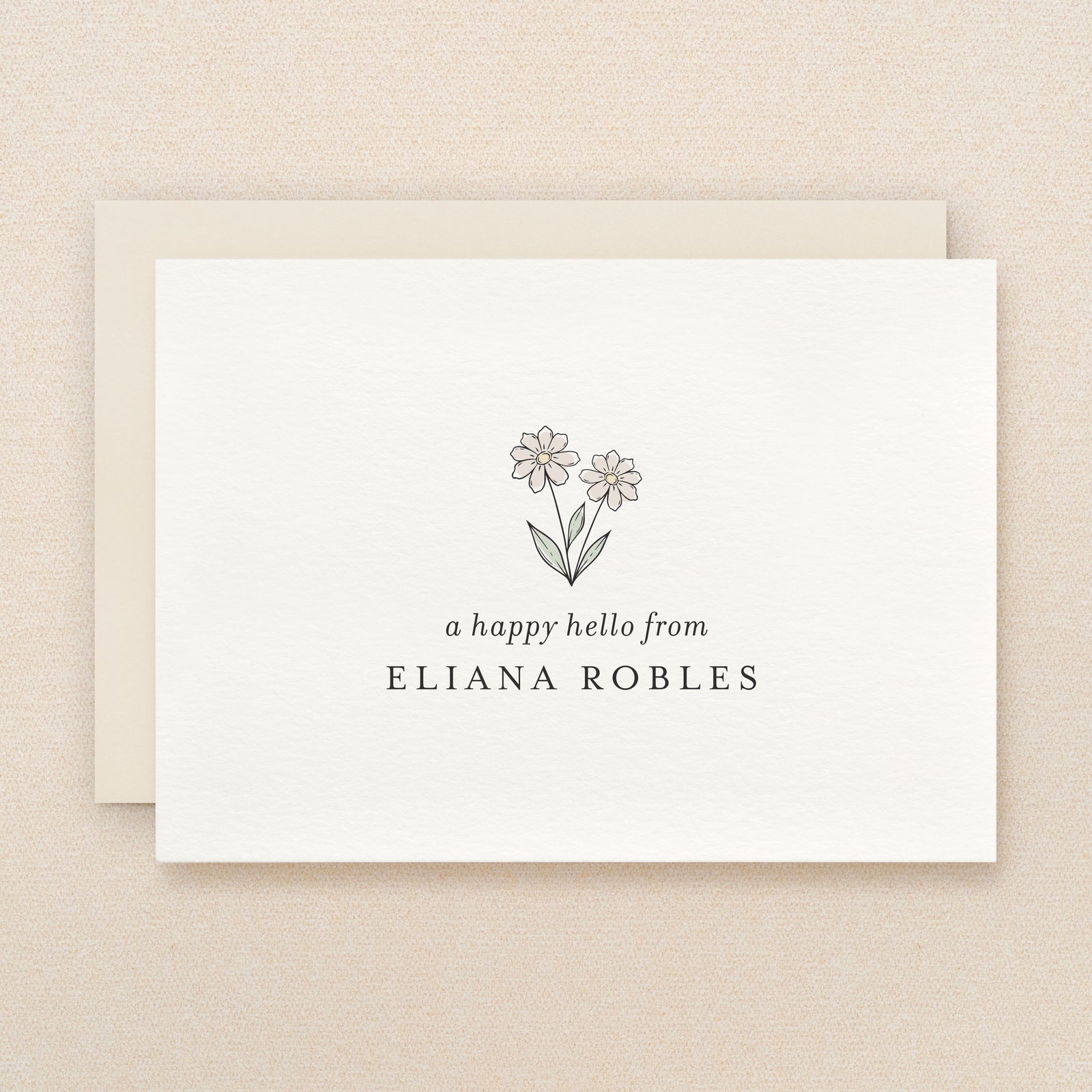 Daisy Personalized Stationery