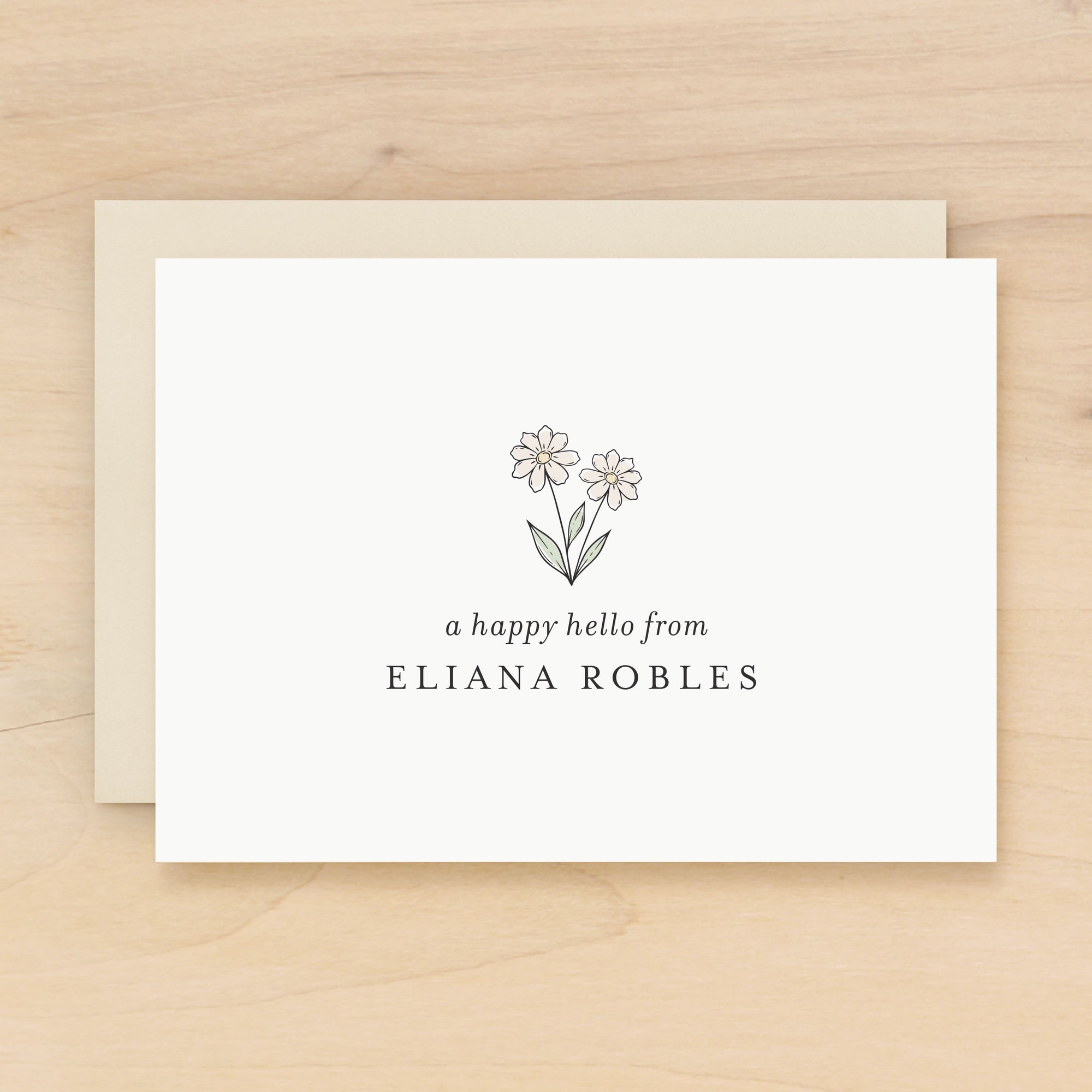 Daisy Personalized Stationery