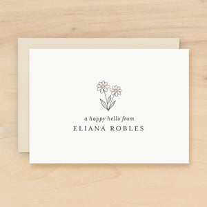 Daisy Personalized Stationery