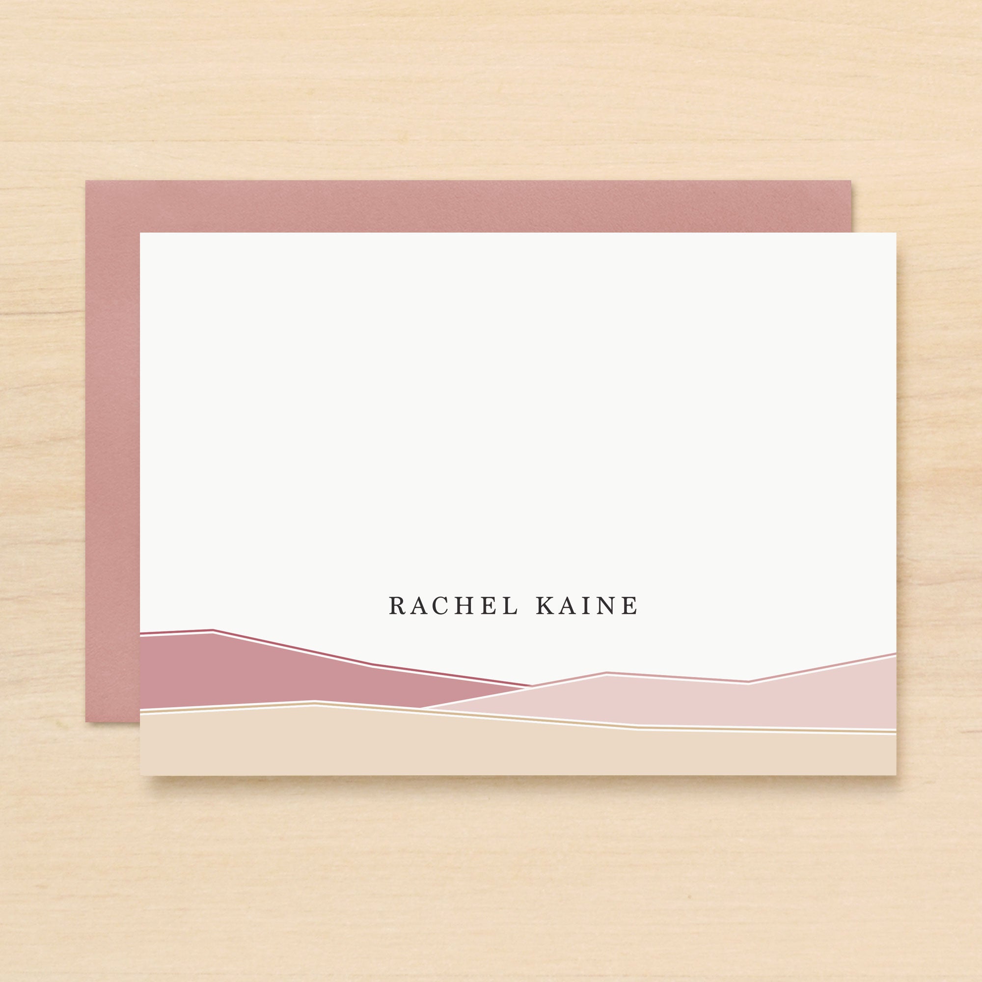 Desert Personalized Stationery