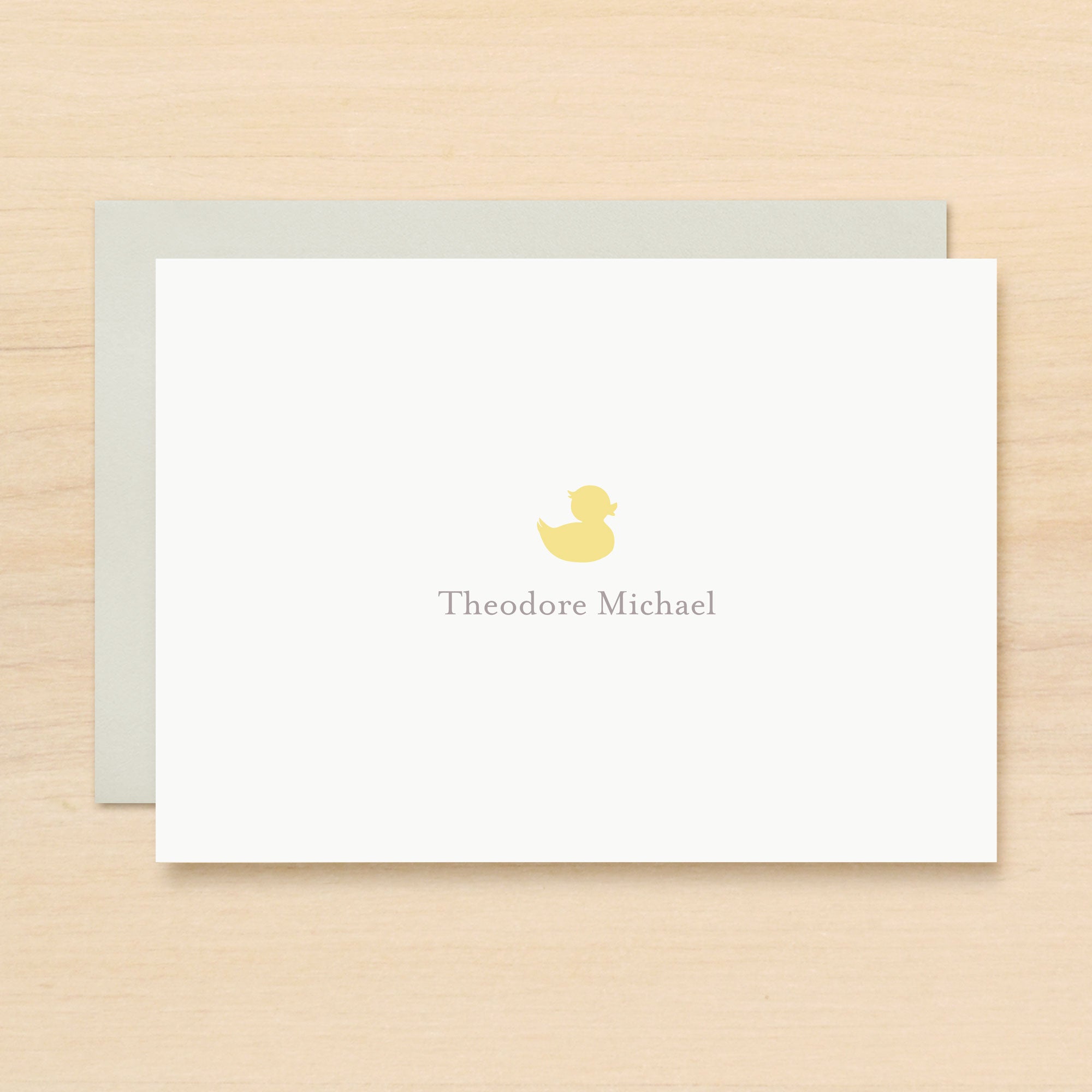 Duckie Personalized Stationery