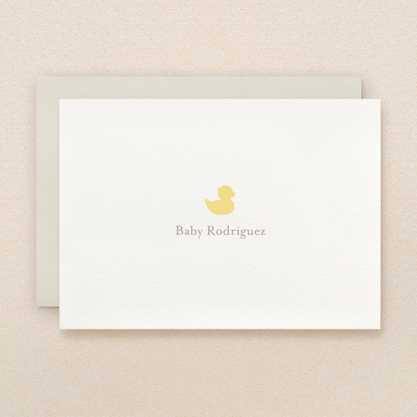 Duckie Personalized Stationery