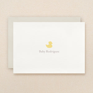 Duckie Personalized Stationery