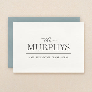 Ease Family Personalized Stationery