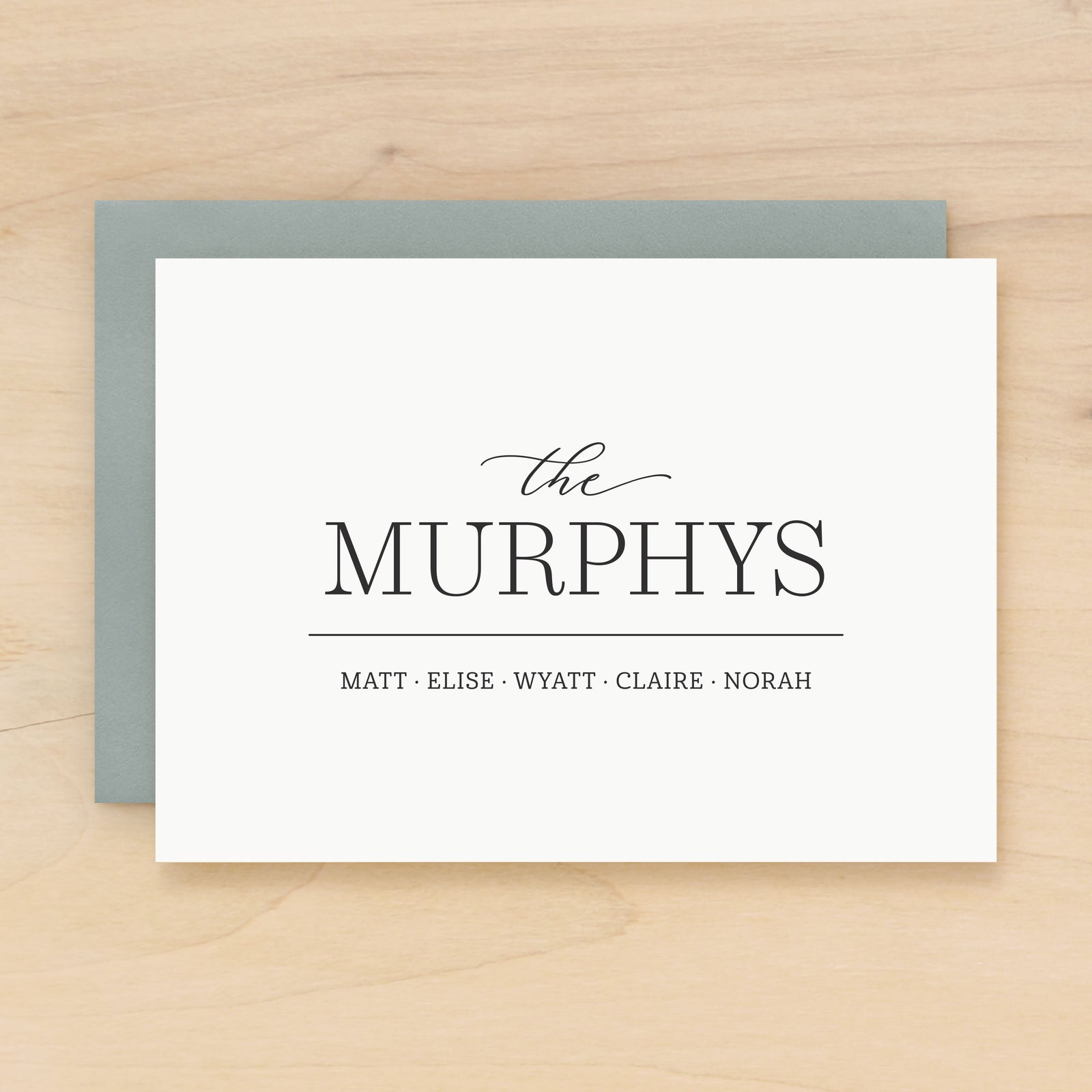 Ease Family Personalized Stationery