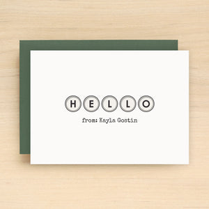 Editor Personalized Stationery
