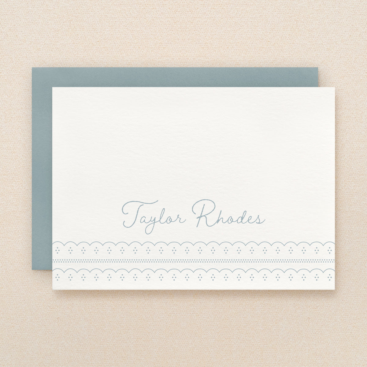 Eyelet Personalized Stationery