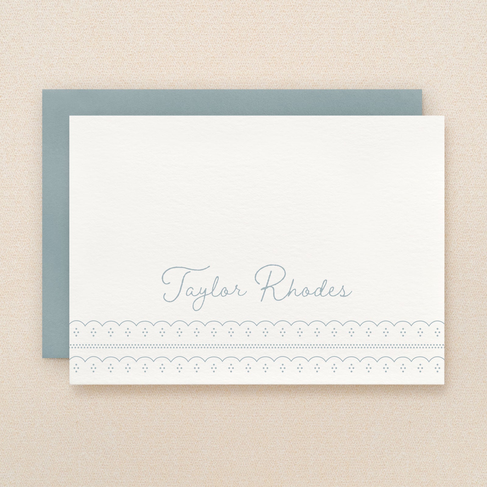 Eyelet Personalized Stationery