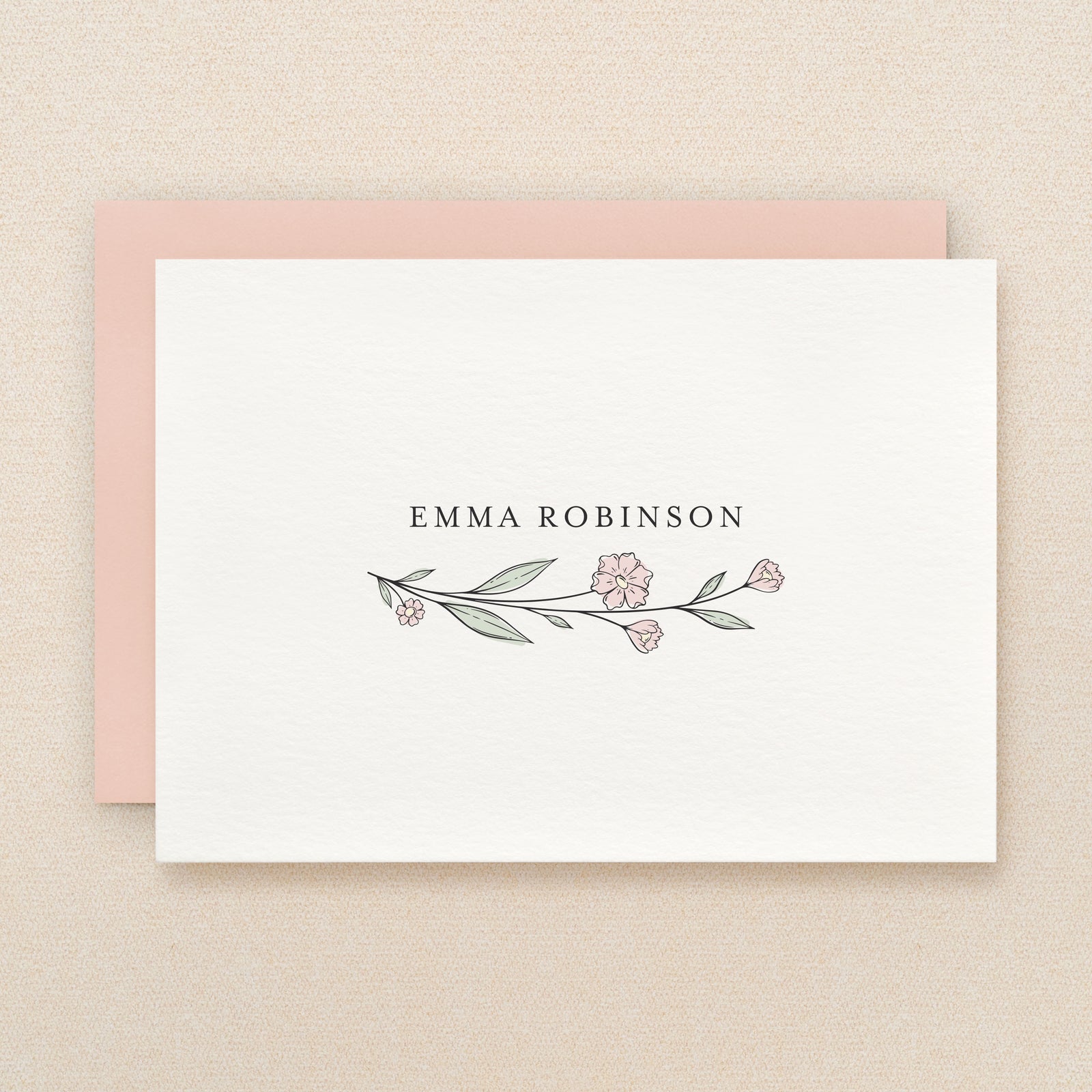 Fleur Personalized Stationery