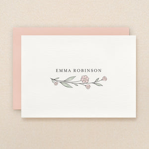 Fleur Personalized Stationery