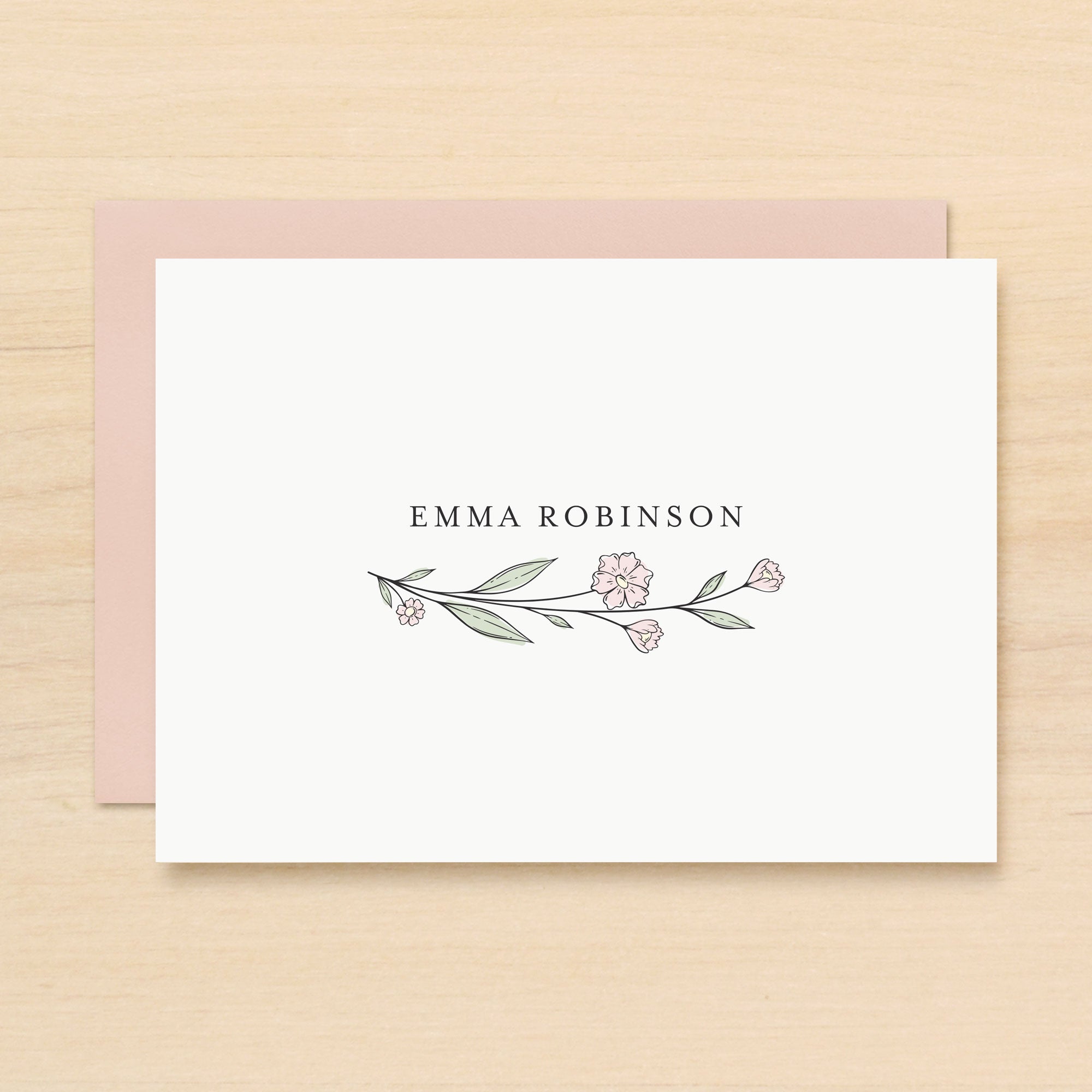 Fleur Personalized Stationery