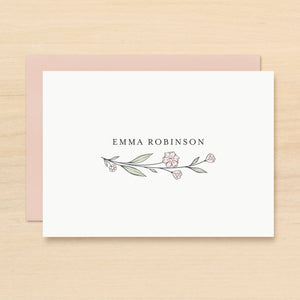 Fleur Personalized Stationery