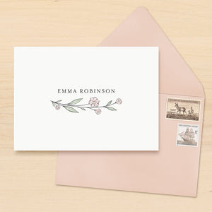 Fleur Personalized Stationery