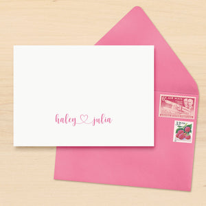 Flirt Personalized Stationery