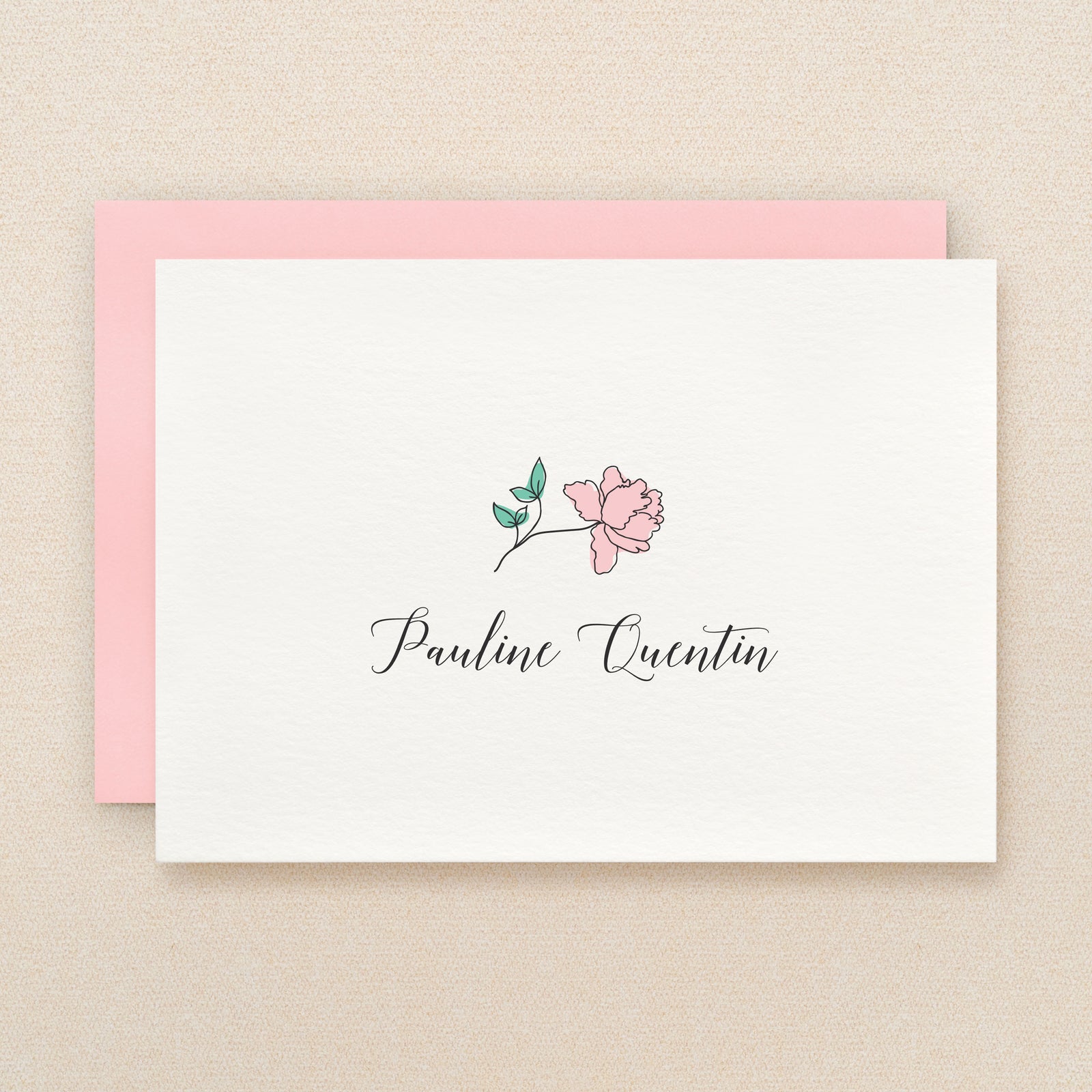 Garden Personalized Stationery