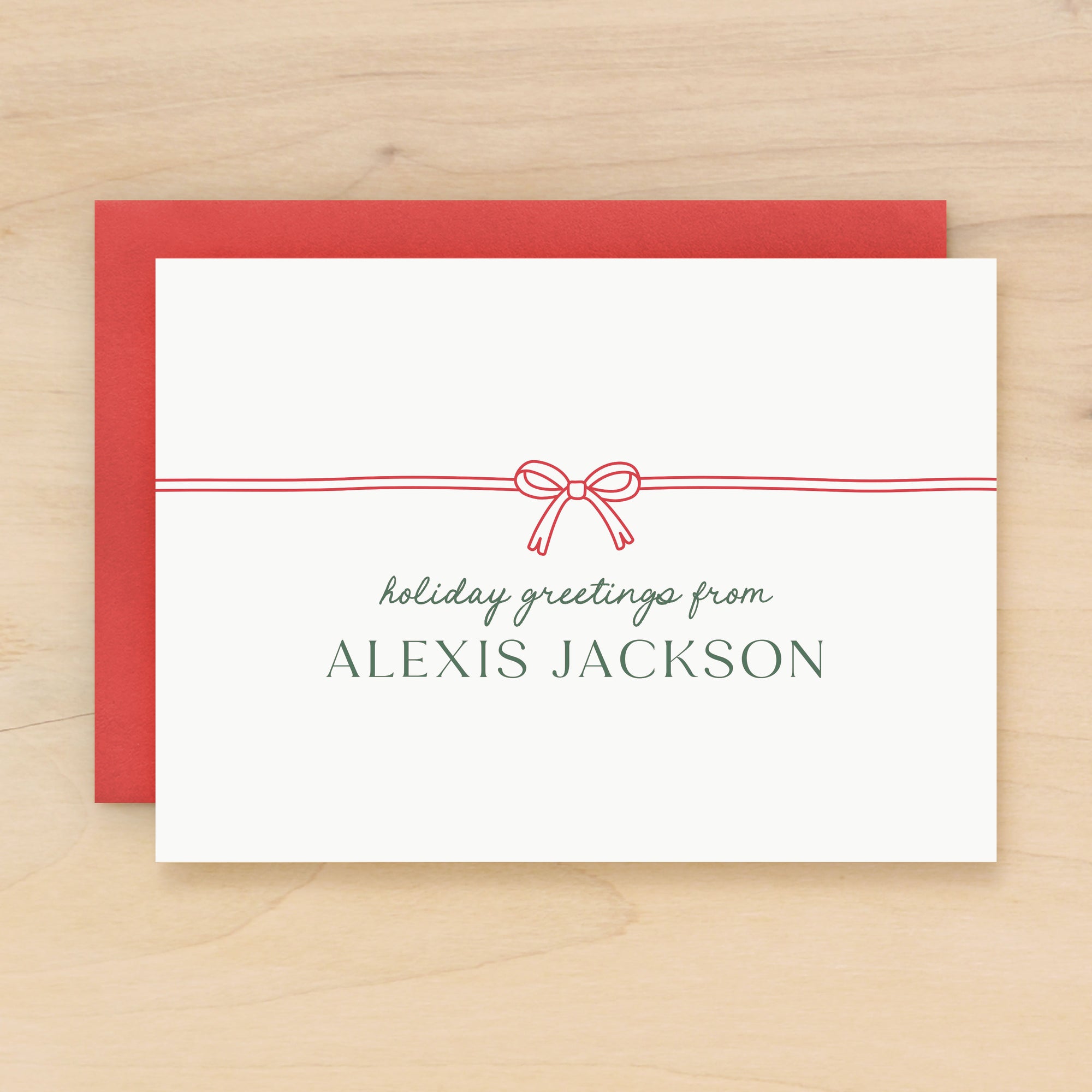 Gift Holiday Personalized Stationery