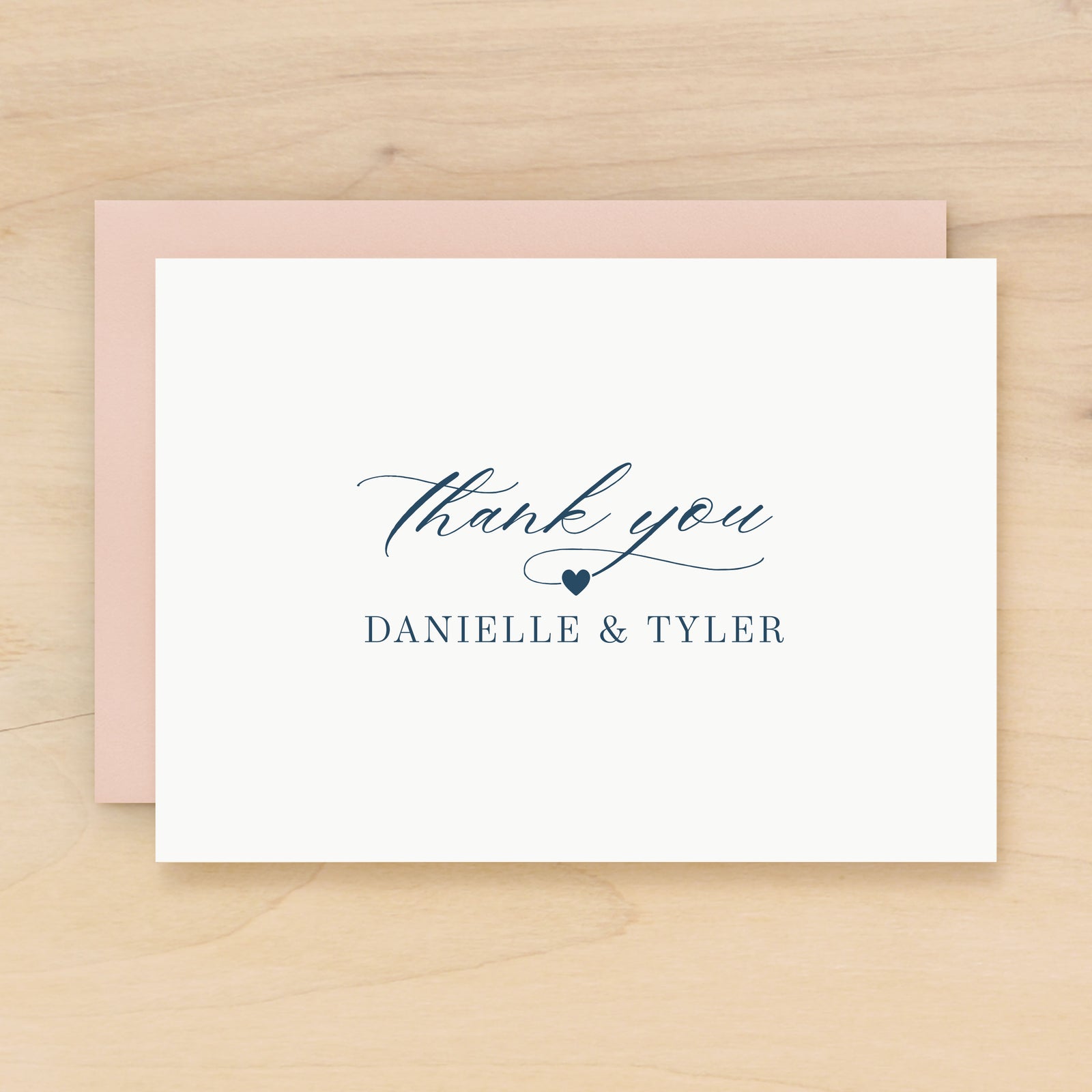 Glide personalized stationery custom for couples wedding custom thank you card
