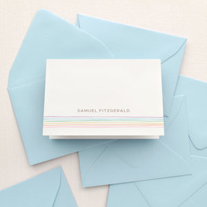 Glow Baby Boy Personalized Stationery