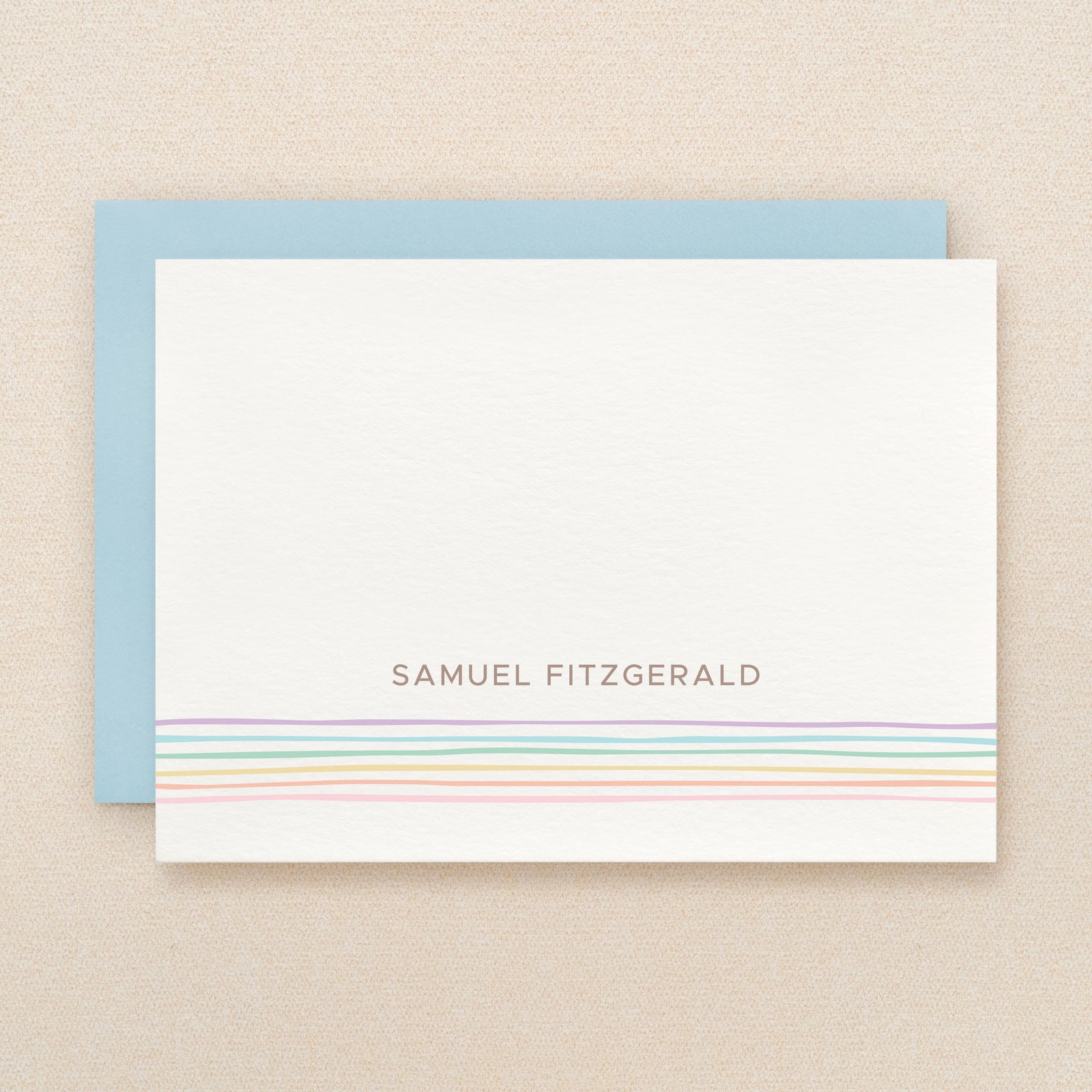Glow Baby Boy Personalized Stationery
