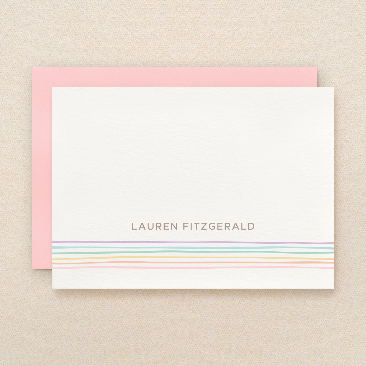 Glow Baby Girl Personalized Stationery