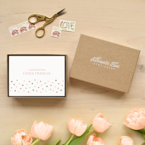 Heart Personalized Stationery