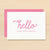 Hello Personalized Stationery