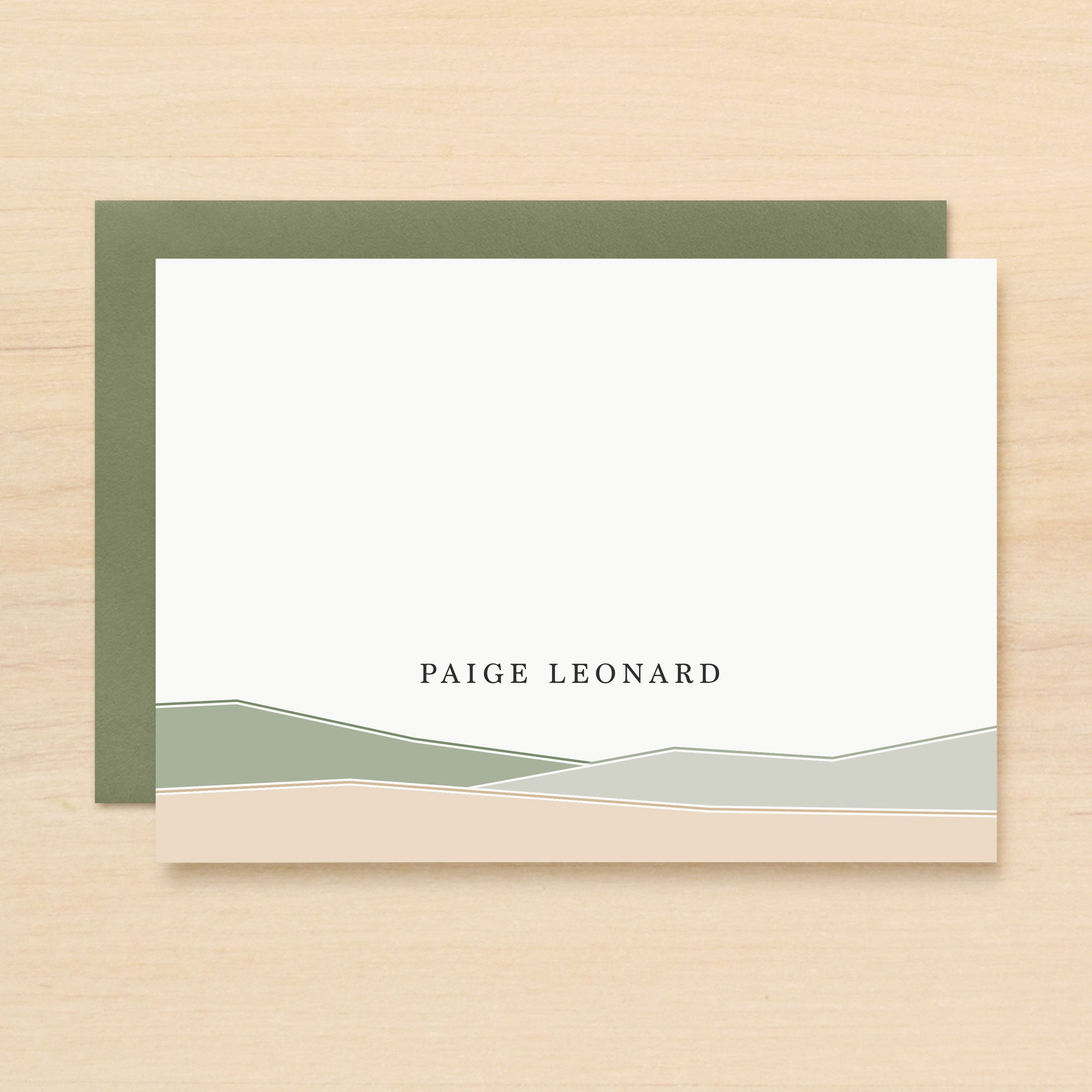 Hillside Personalized Stationery