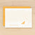 Honey personalized stationery bee custom note card