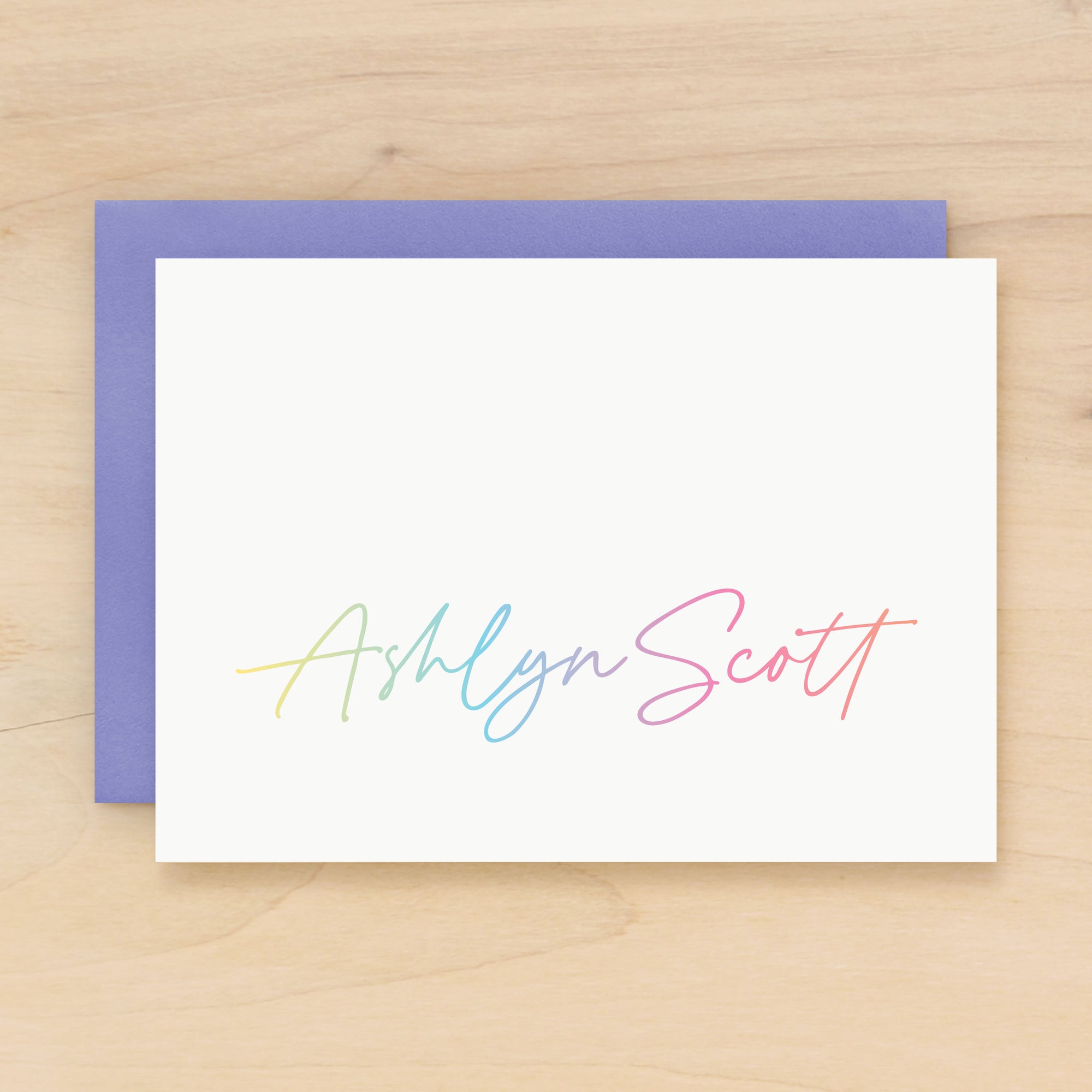 Hue Personalized Stationery