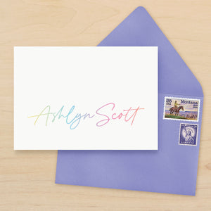 Hue Personalized Stationery