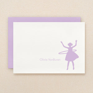 Hula Hoop Personalized Stationery