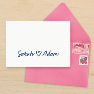 Kiss Personalized Stationery